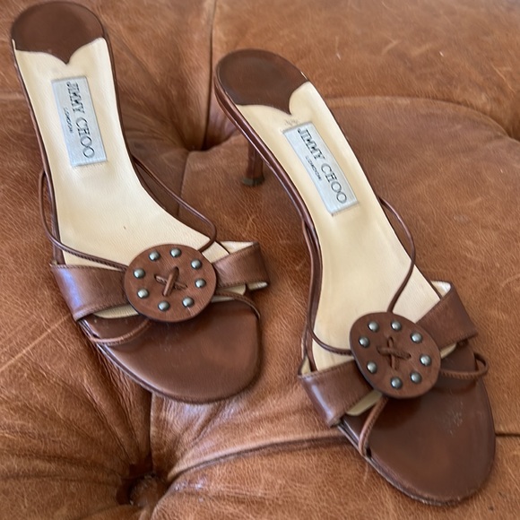 Jimmy Choo Studded Kitten Heels - Picture 2 of 6